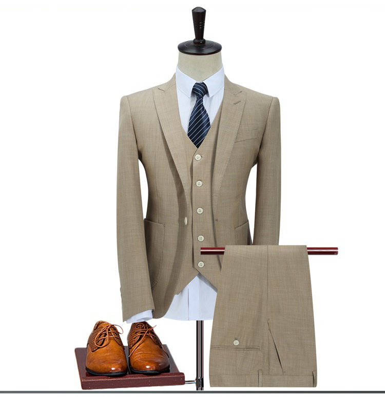 2019夏季新款时尚商务修身西服