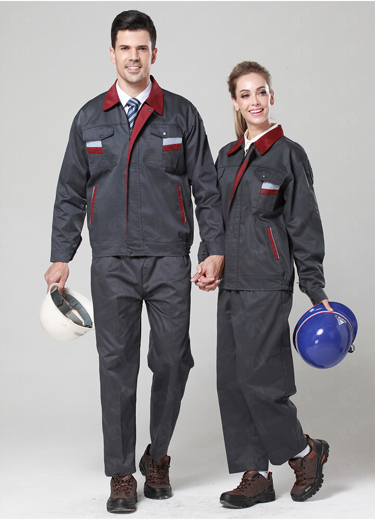 工作服套装男长袖工装汽修服厂服工程服劳保服 