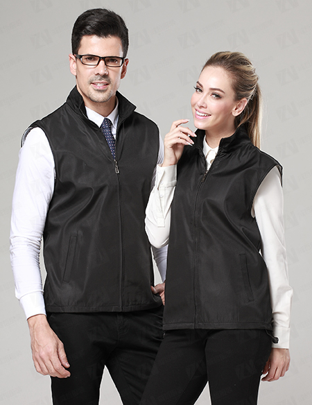 定制logo活动志愿者夏天外穿黑色马甲背心