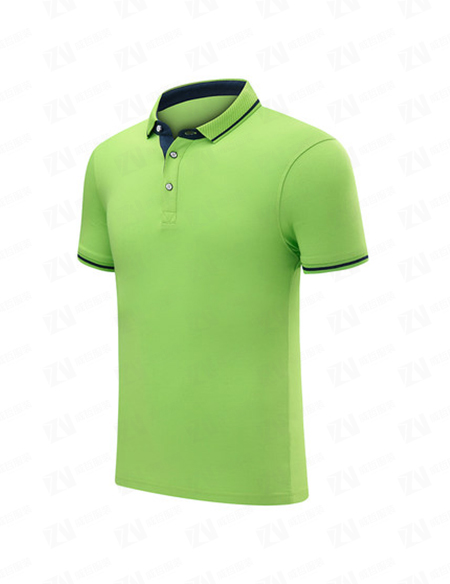 企业定制草绿色文化衫定制T恤定制男女款团队服广告Polo衫刺绣印字