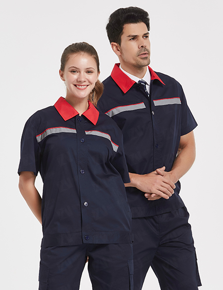 防静电加油站工作服男女式夏季薄款短袖中国石油中国石化工装