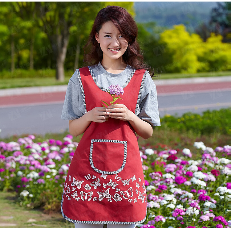 家用厨房工作围裙防水防油做饭可爱日系围裙