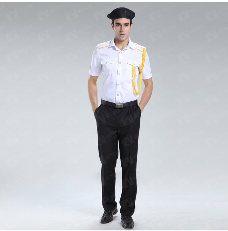 夏季新款短袖男士形象岗售楼部房产工作服物业保安制服