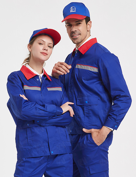 防静电加油站工作服男女式春秋长袖款中国石油中国石化工装