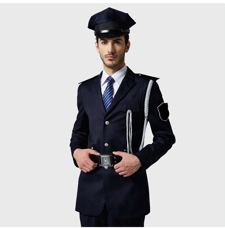 秋冬新款西服领长袖男士形象岗售楼部保安服制服
