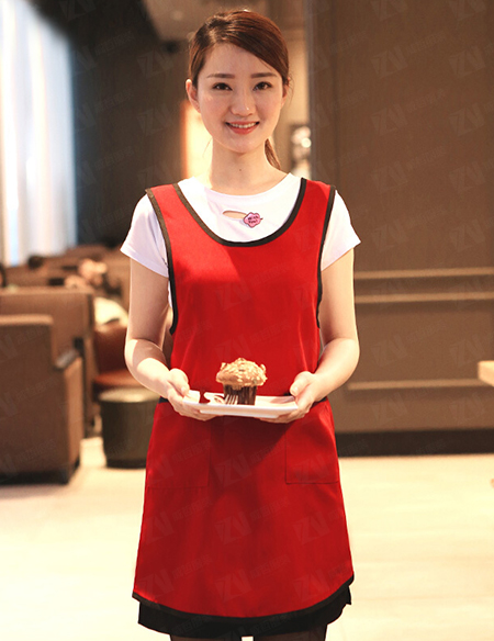 家用厨房工作围裙防水防油做饭简洁款可爱日系围裙