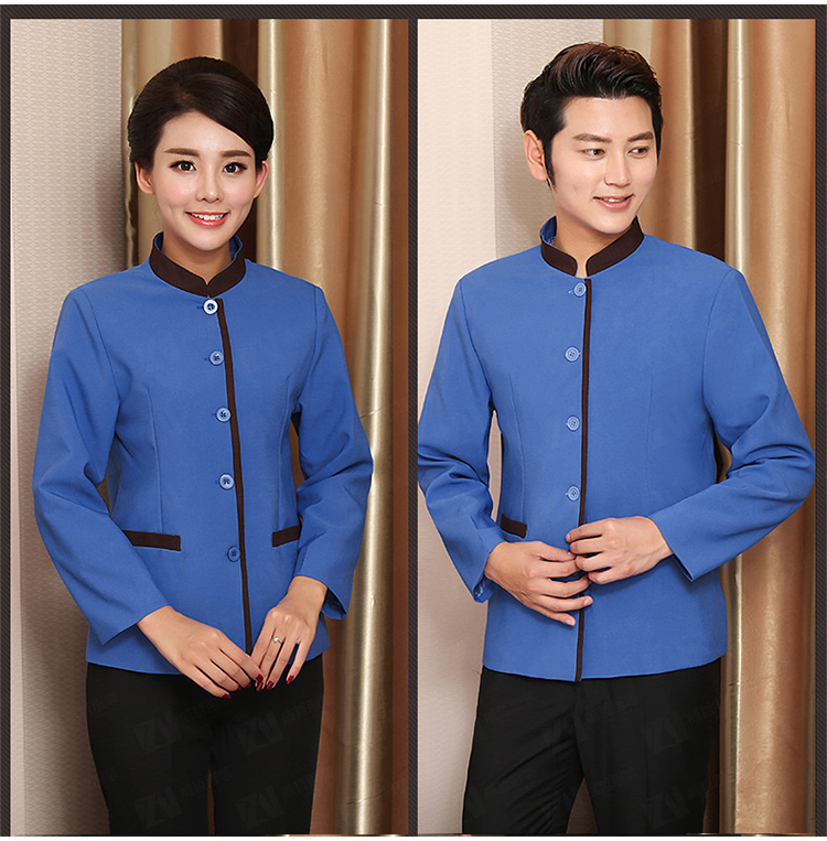 春秋长袖男女士宾馆客房酒店保洁员物业保洁工作服