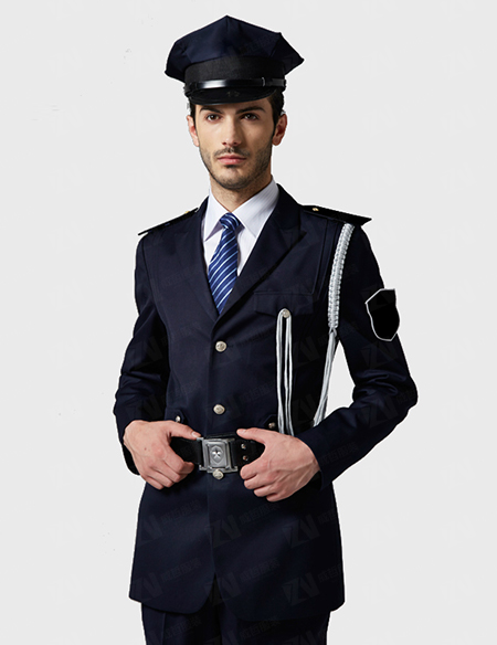 秋冬新款西服领长袖男士形象岗售楼部保安服制服