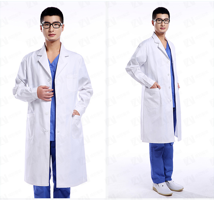 白大褂长袖医生护士服美容工作服实验服