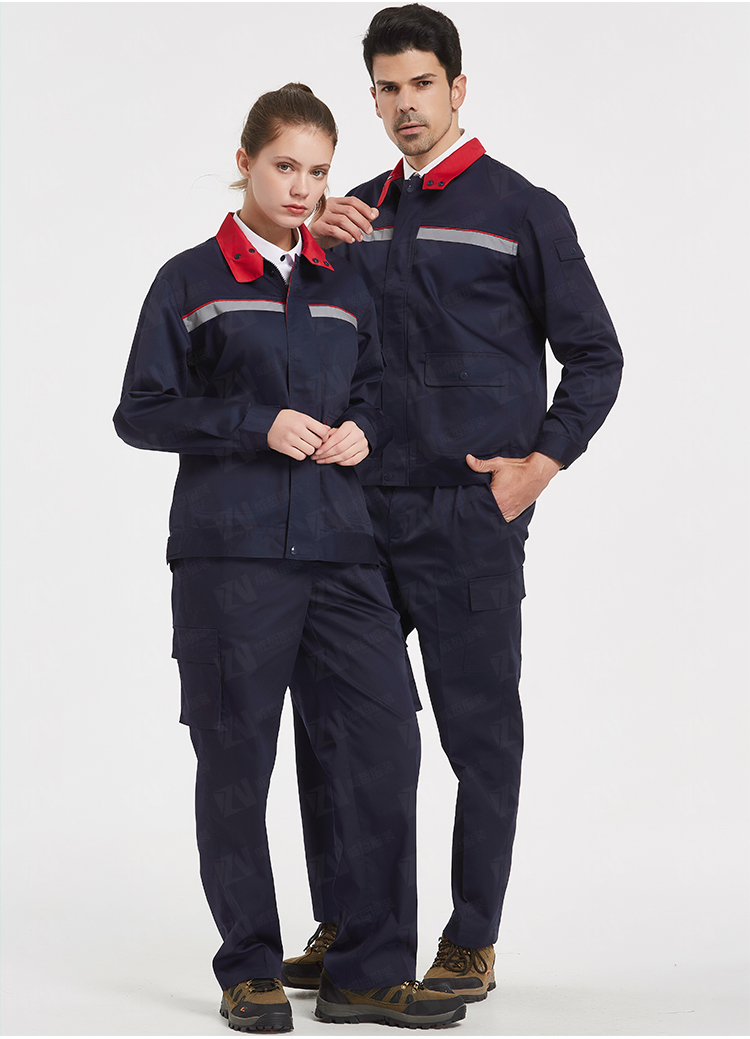 防静电加油站工作服男女式秋冬立领款中国石油中国石化工装