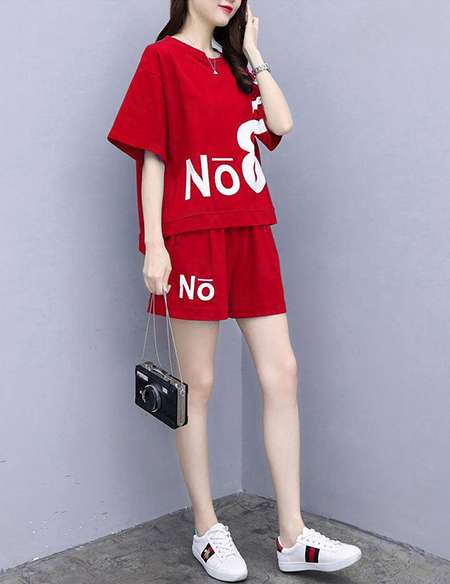 夏季新款女士卫衣套装定制logo