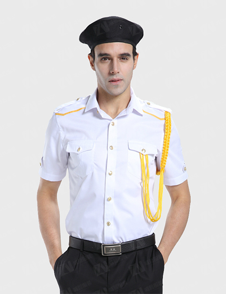 夏季新款短袖男士形象岗售楼部房产工作服物业保安制服