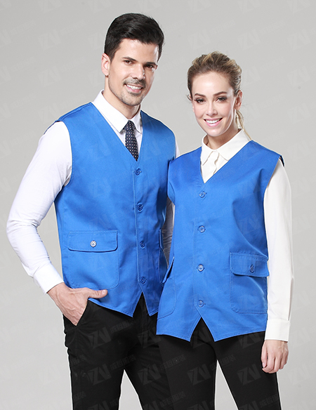 定制logo活动志愿者夏天外穿蓝色马甲背心