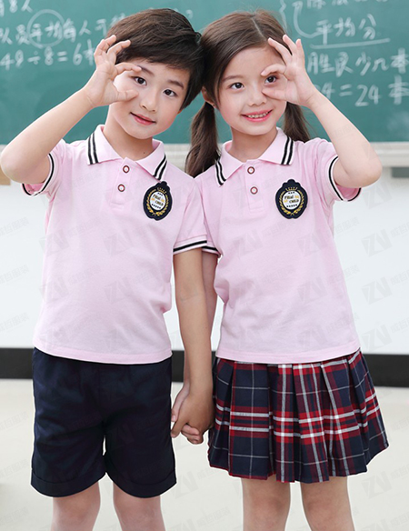 校服定制夏季百褶裙短裤短袖套装男女款运动校服刺绣印字印学校名称logo