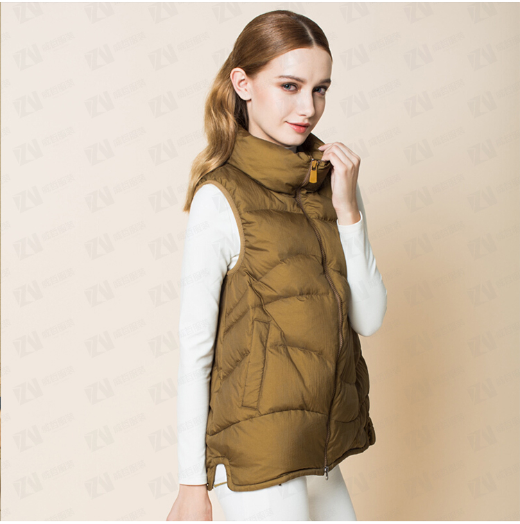 秋冬新款女式马甲保暖棉服棉衣坎肩背心