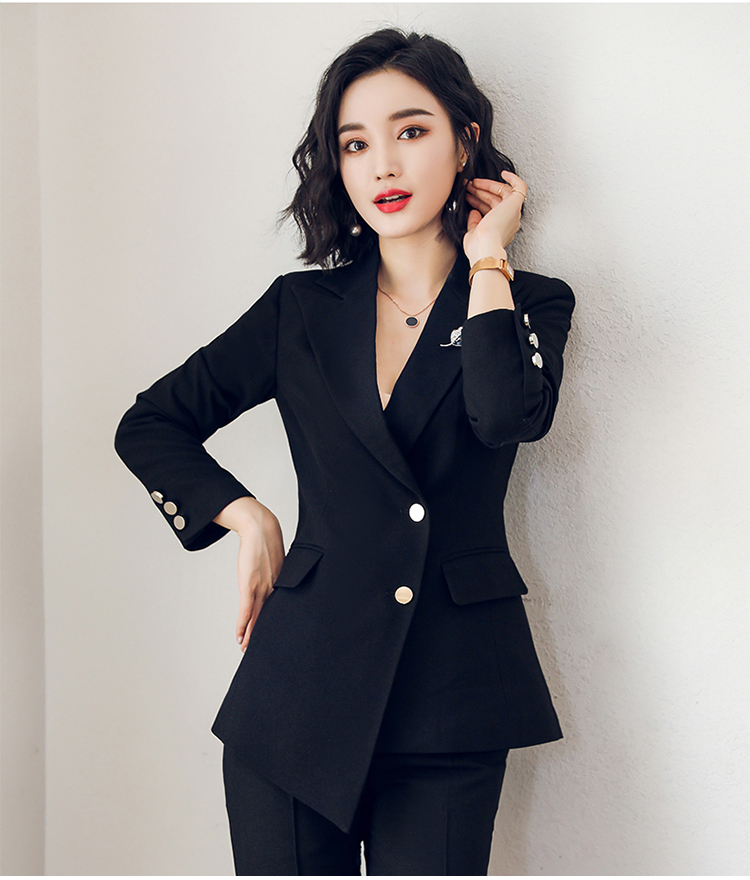 职业装女装时尚修身小西服套装定制